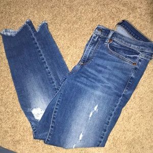 Gap True Skinny Ripped Jeans